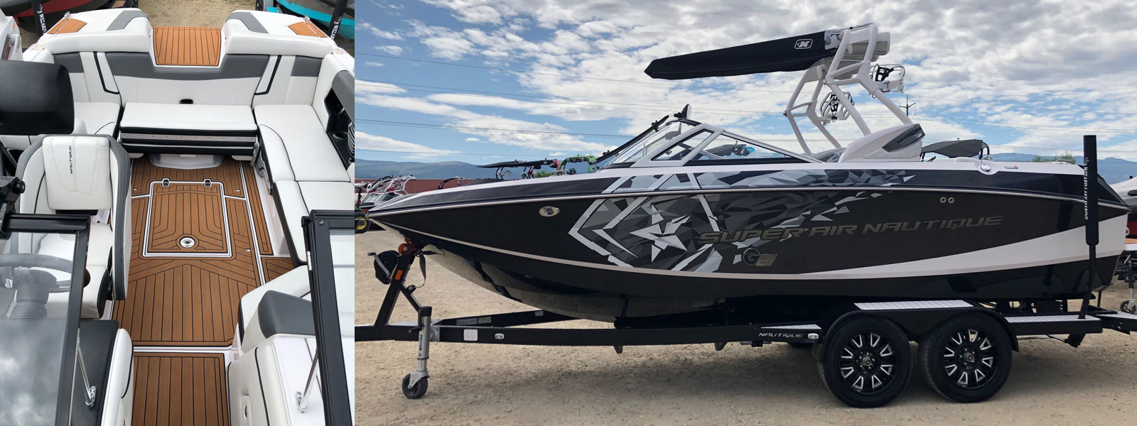 Super Air Nautique G21 Wakesurfing and Wakeboarding Boat